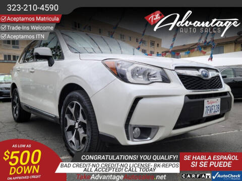2015 Subaru Forester for sale at ADVANTAGE AUTO SALES INC in Bell CA