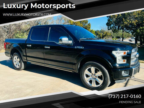 2016 Ford F-150 for sale at Luxury Motorsports in Austin TX