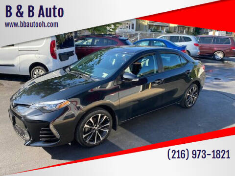 2019 Toyota Corolla for sale at B & B Auto in Cleveland OH