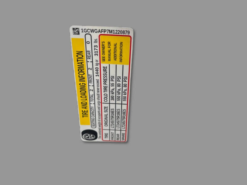 2021 Chevrolet Express 2500