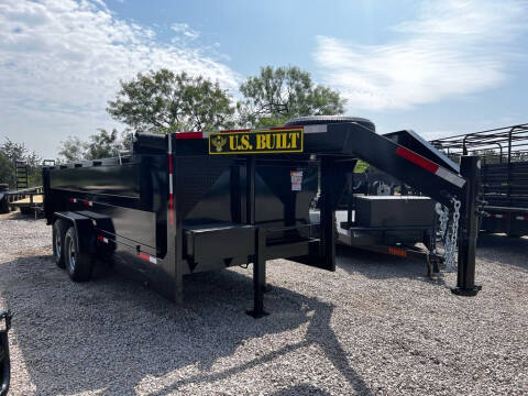 2023 US BUILT - Gooseneck Dump Trailer - 16' for sale at LJD Sales in Lampasas TX