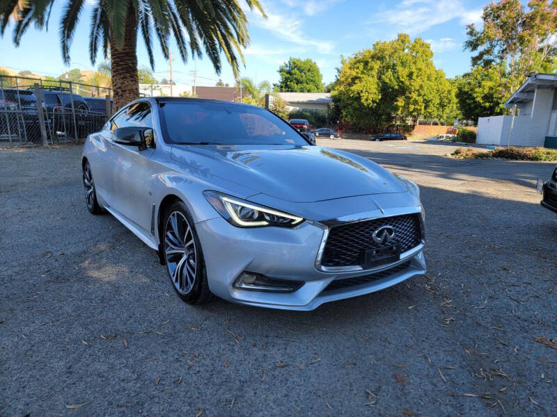 Used 2018 INFINITI Q60 Coupe LUXE with VIN JN1EV7EKXJM342191 for sale in Fremont, CA
