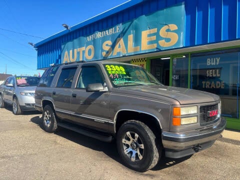 1998 GMC Yukon for sale at Affordable Auto Sales of Michigan in Pontiac MI