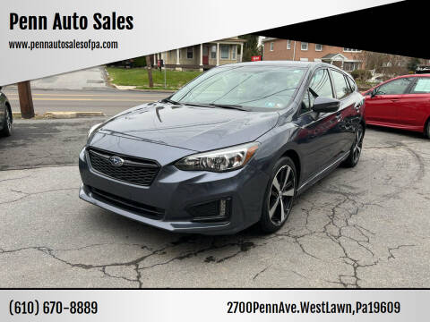 2017 Subaru Impreza for sale at Penn Auto Sales in West Lawn PA