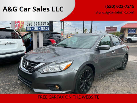 2016 Nissan Altima for sale at A&G Car Sales  LLC in Tucson AZ