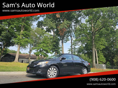 2013 Toyota Corolla for sale at Sam's Auto World in Roselle NJ