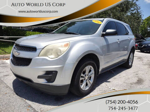 2012 Chevrolet Equinox for sale at Auto World US Corp in Plantation FL