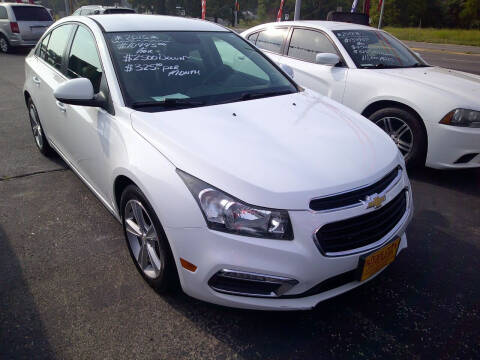 2015 Chevrolet Cruze for sale at River City Auto Sales in Cottage Hills IL
