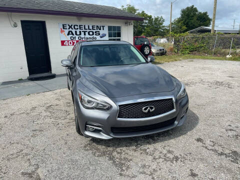 2015 Infiniti Q50 for sale at Excellent Autos of Orlando in Orlando FL