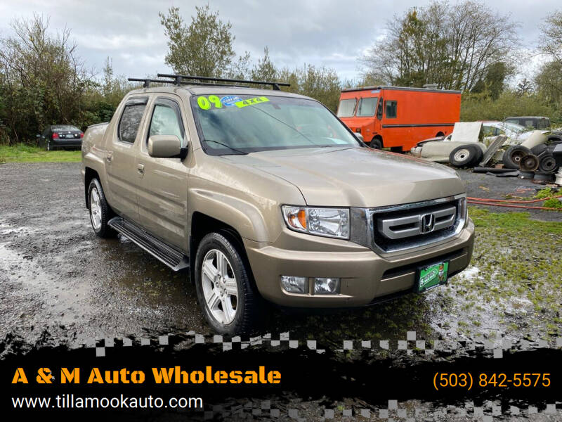 2009 Honda Ridgeline for sale at A & M Auto Wholesale in Tillamook OR