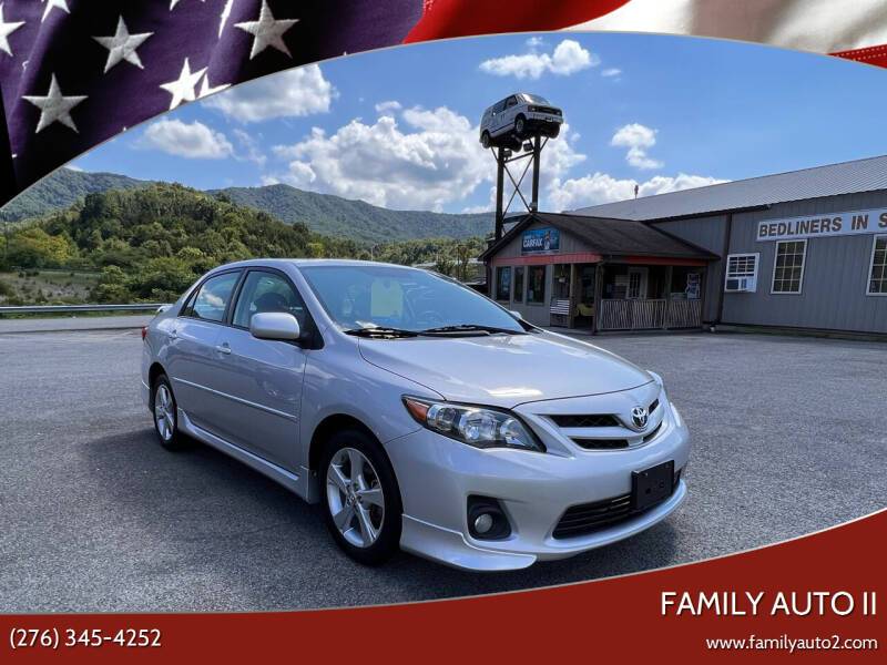 2011 Toyota Corolla for sale at FAMILY AUTO II in Pounding Mill VA