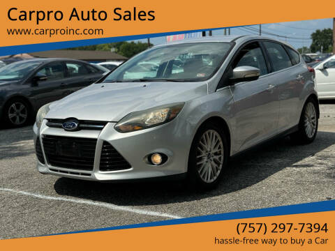 2014 Ford Focus for sale at Carpro Auto Sales in Chesapeake VA