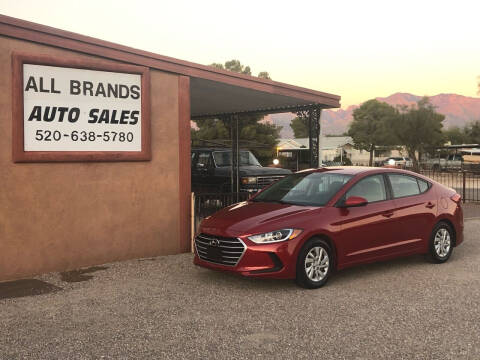 2017 Hyundai Elantra for sale at All Brands Auto Sales in Tucson AZ