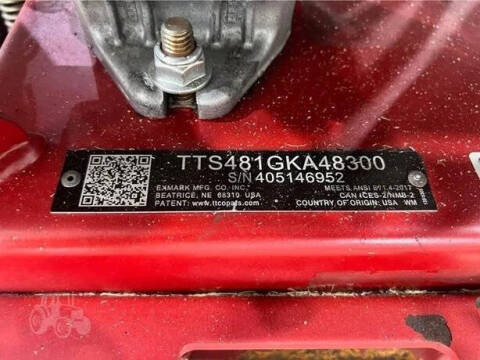 2019 Exmark TTS481GKA48300