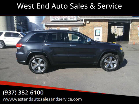 2015 Jeep Grand Cherokee for sale at West End Auto Sales & Service in Wilmington OH