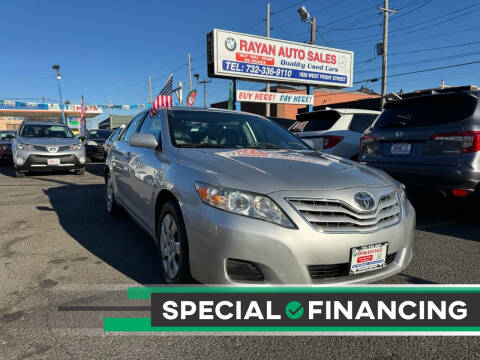 2010 Toyota Camry for sale at Rayan Auto Sales in Plainfield NJ