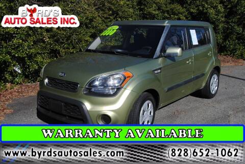 2013 Kia Soul for sale at Byrds Auto Sales in Marion NC