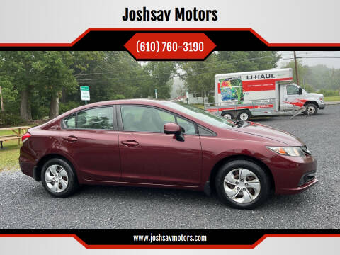 2013 Honda Civic for sale at Joshsav Motors in Walnutport PA