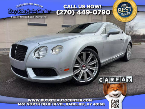 2014 Bentley Continental for sale at Buy Rite Auto Center in Radcliff KY