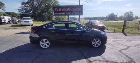 2017 Chevrolet Cruze for sale at T & G Auto Sales in Florence AL
