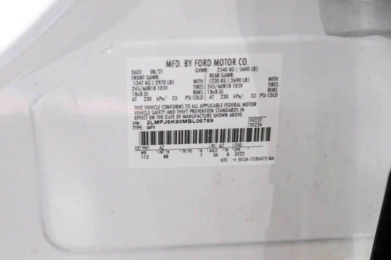 2021 Lincoln Nautilus Reserve