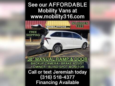 2023 Toyota Sienna for sale at Affordable Mobility Solutions, LLC - Mobility/Wheelchair Accessible Inventory-Wichita in Wichita KS