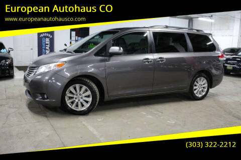2012 Toyota Sienna for sale at European Autohaus CO in Denver CO
