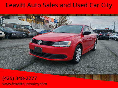 2014 Volkswagen Jetta for sale at Leavitt Auto Sales and Used Car City in Everett WA