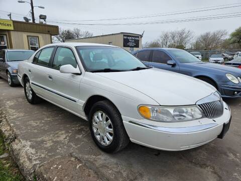 2000 Lincoln Continental for sale at DAMM CARS in San Antonio TX