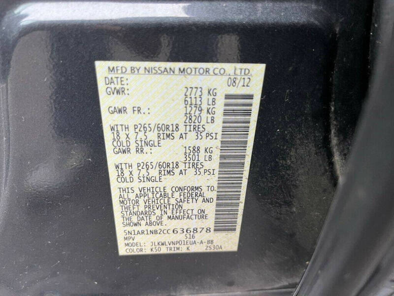 2012 Nissan Pathfinder