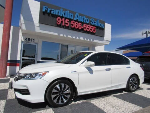 2017 Honda Accord Hybrid for sale at Franklin Auto Sales in El Paso TX