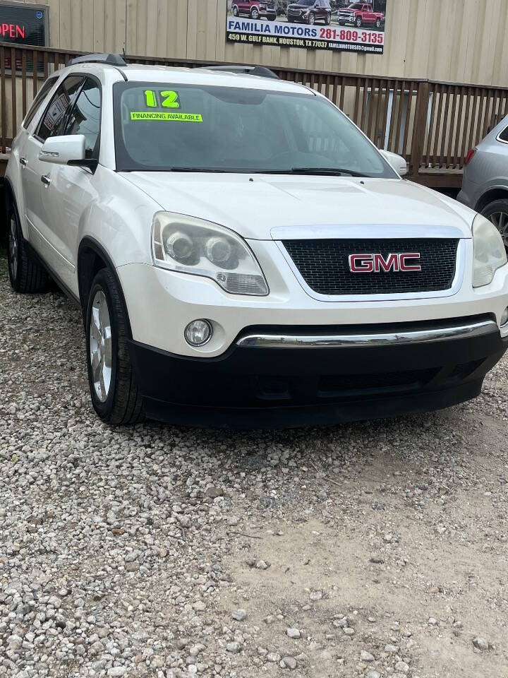 2012 GMC Acadia for sale at Familia Motors in Houston, TX