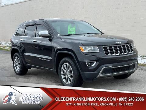 2016 Jeep Grand Cherokee for sale at Ole Ben Franklin Motors Clinton Highway in Knoxville TN