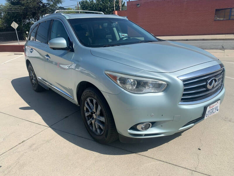 2013 Infiniti JX35 for sale at n&n auto collection inc in Pasadena CA