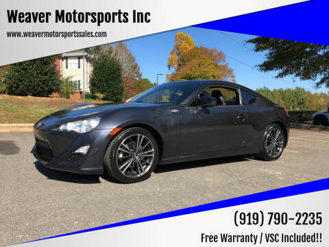 2014 Scion FR-S for sale at Weaver Motorsports Inc in Cary NC