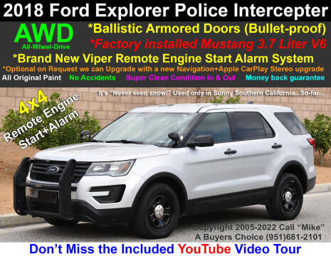 2018 Ford Explorer for sale at A Buyers Choice in Jurupa Valley CA
