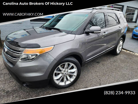 2014 Ford Explorer for sale at Carolina Auto Brokers of Hickory LLC in Newton NC