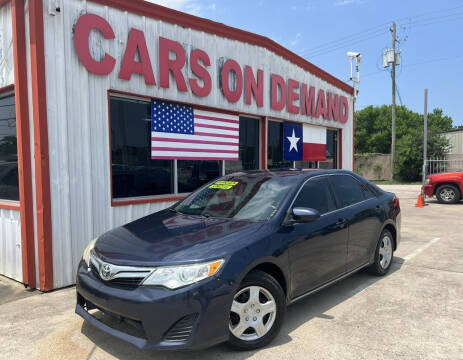 2014 Toyota Camry for sale at Cars On Demand 2 in Pasadena TX