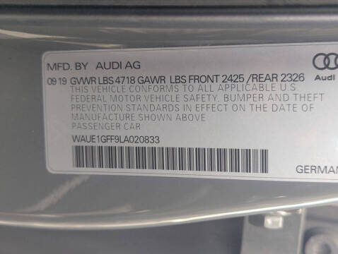 2020 Audi S3 2.0T quattro Premium Plus