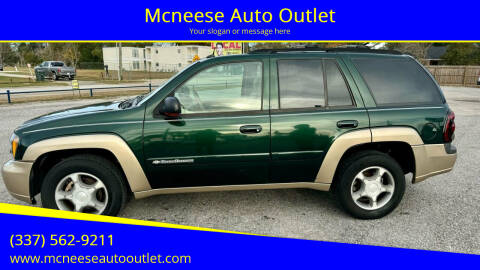 2004 Chevrolet TrailBlazer for sale at Mcneese Auto Outlet in Lake Charles LA