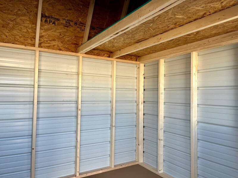 2025 Derksen 8x12 Metal Side Lofted Barn