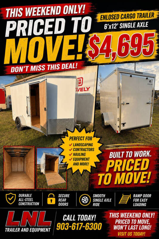 2025 Stallion 6x12 Single Axle