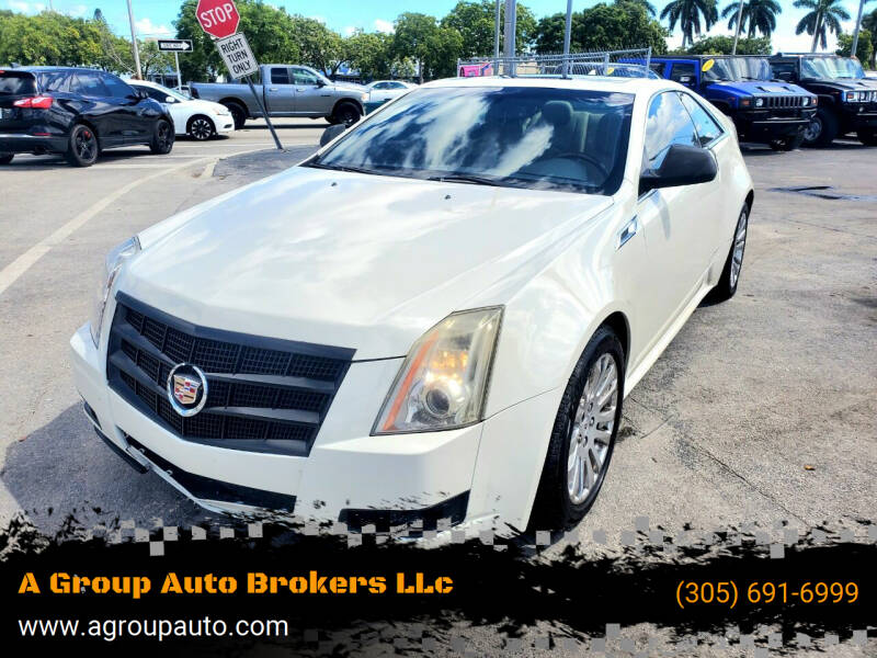 2013 Cadillac CTS for sale at A Group Auto Brokers LLc in Opa-Locka FL