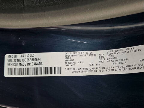 2025 Chrysler Pacifica Select