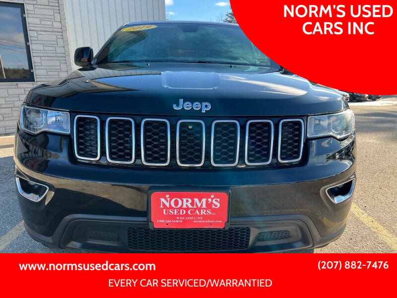 2019 Jeep Grand Cherokee for sale at NORM'S USED CARS INC in Wiscasset ME