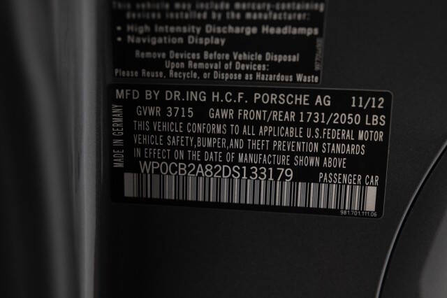 2013 Porsche Boxster S