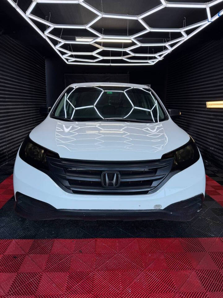 White 2012 Honda CR-V LX LX 4dr SUV 1