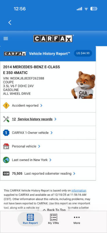 2014 Mercedes-Benz E-Class E 350 4MATIC