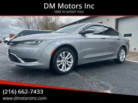 2015 Chrysler 200 for sale at DM Motors Inc in Maple Heights OH