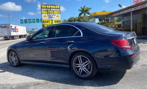 Mercedes Benz E Class For Sale In Miramar Fl Guru Auto Sales